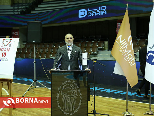 مراسم رونمایی از پیراهن تیم ملی بسکتبال بانوان