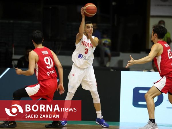 دیدار تیم های بسکتبال ایران - ژاپن