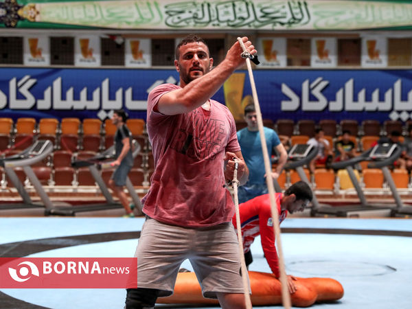 تمرین تیم ملی کشتی فرنگی