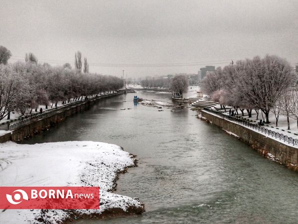 بارش اولین برف زمستانی در ارومیه