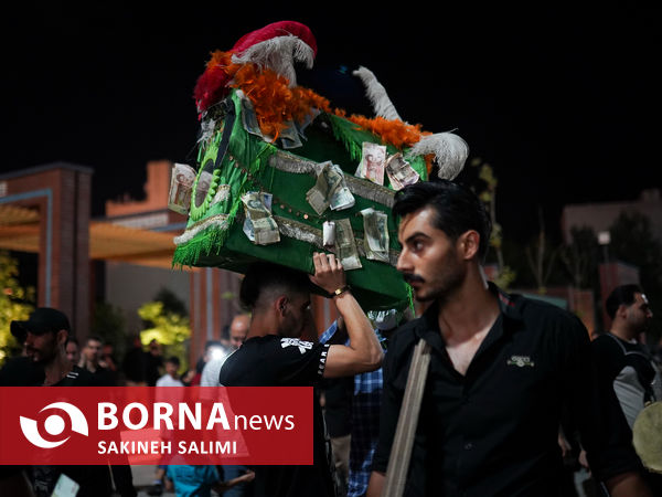 حال و هوای شب چهارم محرم در میدان تجریش