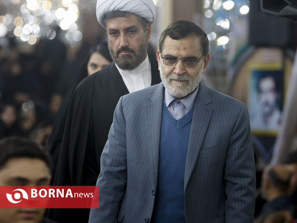 مراسم یادبود شهدا در امامزاده صالح
