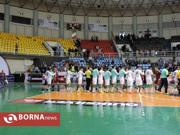دیدار دوستانه فوتسال ایران و روسیه از نگاه دوربین