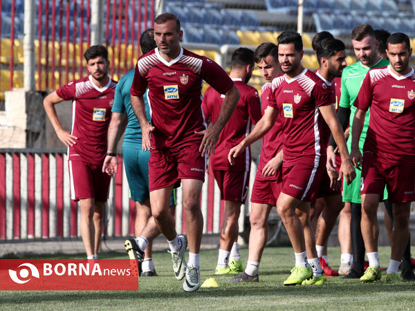 تمرین تیم فوتبال پرسپولیس تهران