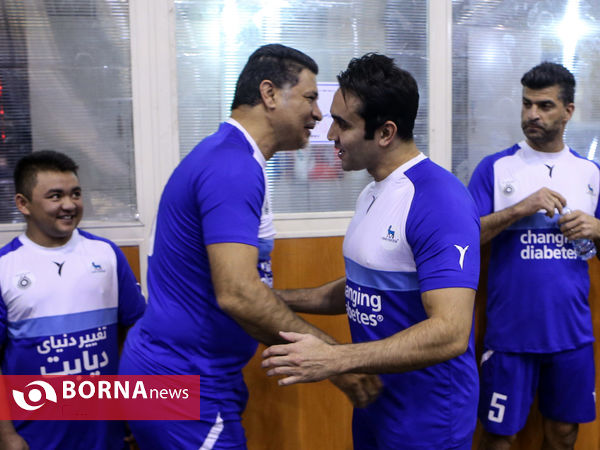 دیدار دوستانه یاران دایی-یاران فردوسی پور به مناسبت روز دیابت