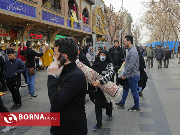 حال و هوای تهران ۲۴ روز مانده به پایان سال - بازار تهران و میدان هفت تیر