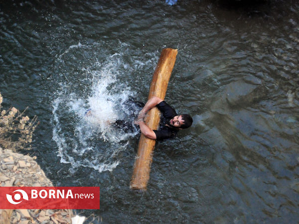 در مسیر ارنگه جاده چالوس با خبرنگاران غرب تهران