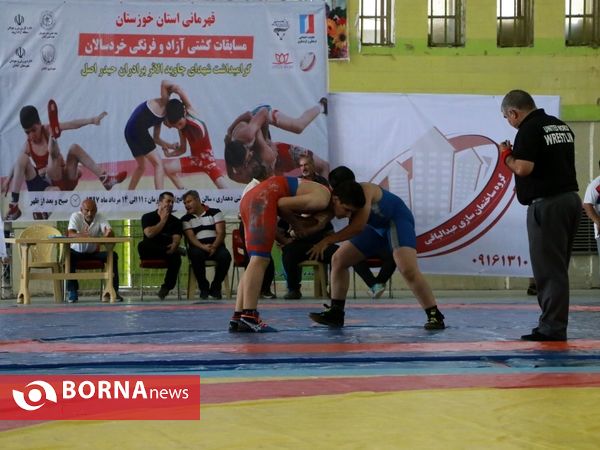 مسابقات کشتی فرنگی خردسالان جام قهرمانی خوزستان