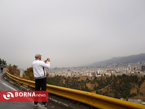 باران پاییزی تهران