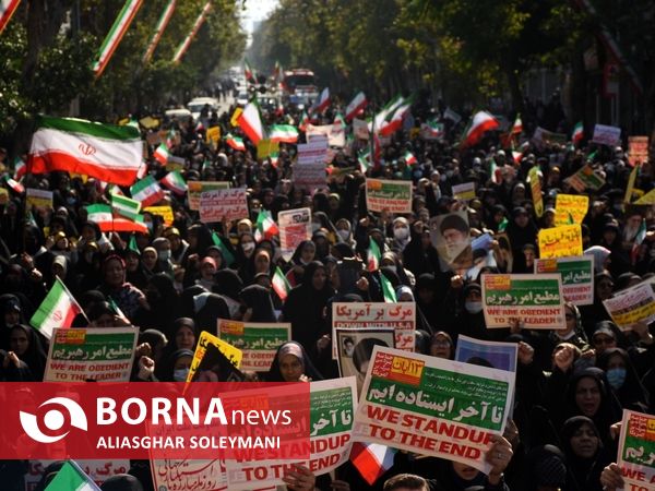 راهپیمایی ۱۳ آبان در گرگان