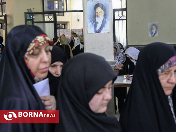 حضور میرسلیم درپای صندوق رای ،مسجد قبا