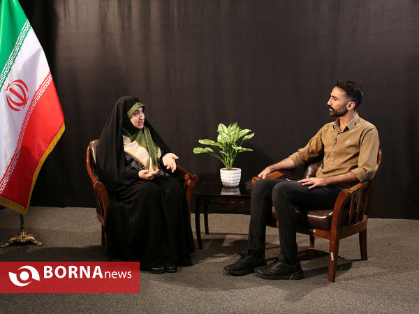 حضور سمیه رفیعی در خبرگزاری برنا