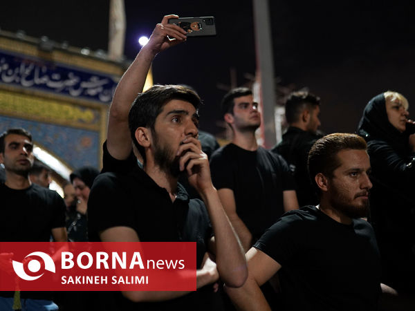 حال و هوای شب چهارم محرم در میدان تجریش