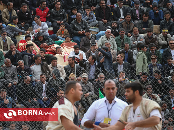 کشتی با چوخه در گود زینل خان - اسفراین