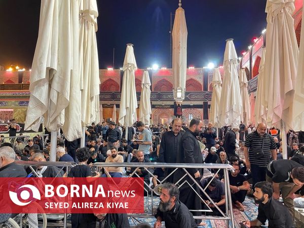 حرم حضرت علی(ع) در شب اربعین حسینی