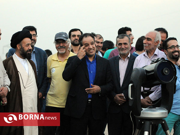 استهلال ماه شوال در غرب تهران
