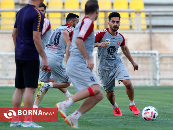 تمرین تیم فوتبال پرسپولیس تهران