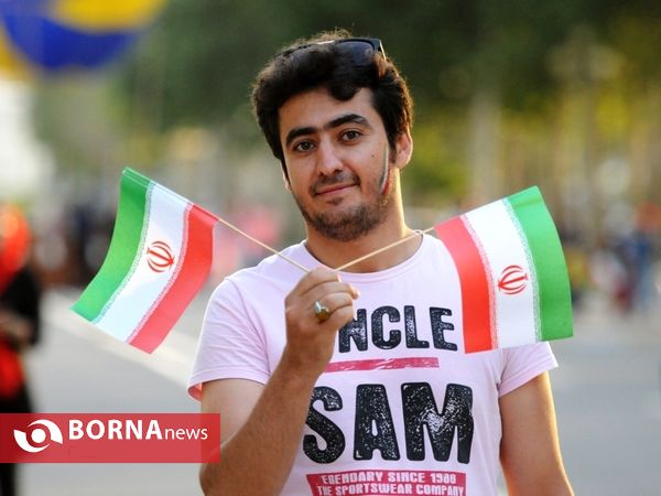 حاشیه های استادیوم آزادی پیش ازبازی ایران و پرتغال
