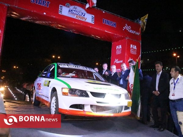 آیین افتتاحیه رالی مرک خاورمیانه در شیراز