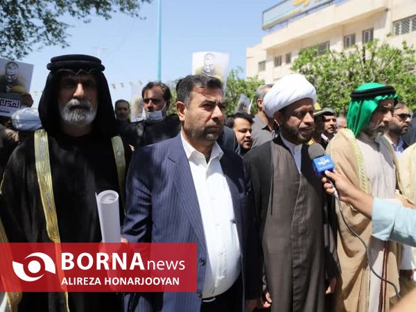 راهپیمایی روز جهانی قدس در خرمشهر