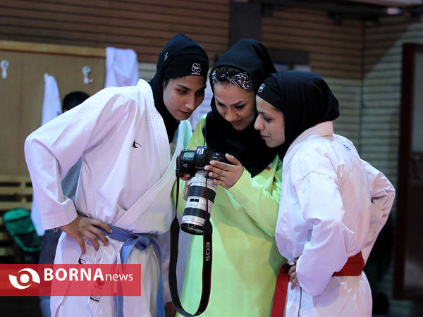 تمرین تیم ملی کاراته بانوان