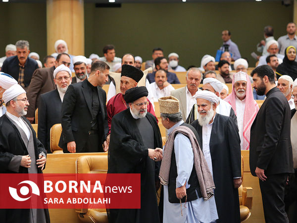 دیدار علما و نخبگان اهل سنت با رییس جمهور