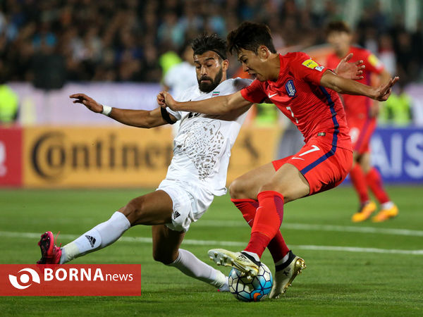 در حاشیه دیدار تیمهای  فوتبال ایران - کره جنوبی