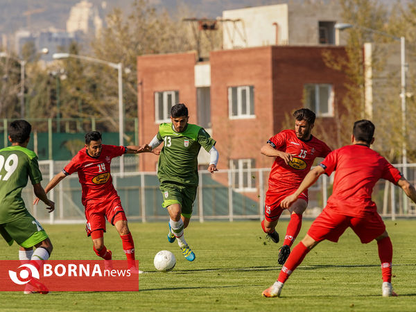 دیدار تیم ملی فوتبال امید ایران - پرسپولیس