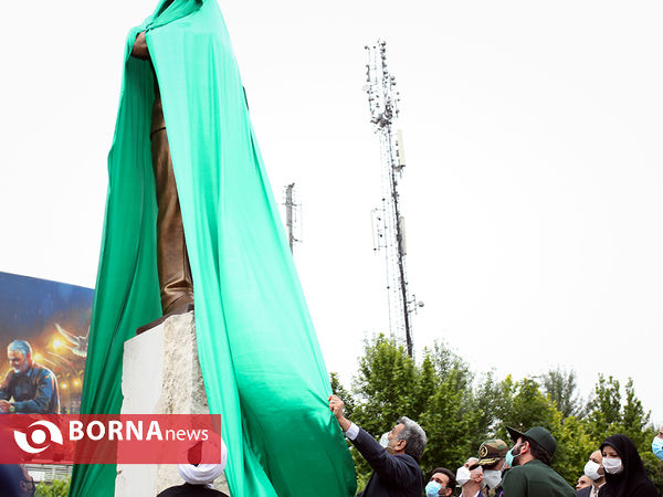 رونمایی از تندیس سردار شهید سلیمانی در تهران