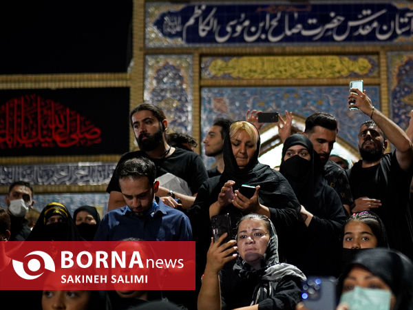 حال و هوای شب چهارم محرم در میدان تجریش