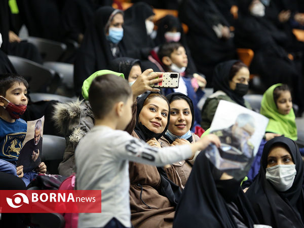 اجتماع دختران حاج قاسم - ورزشگاه ۱۲هزار نفری آزادی