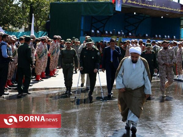 رژه نیرو های مسلح در مشهد