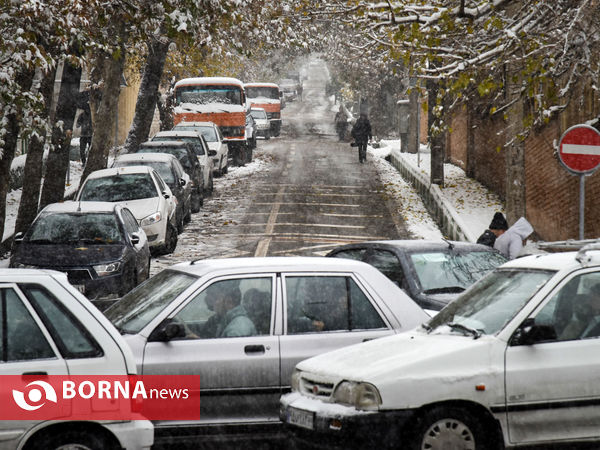 بارش برف در تهران