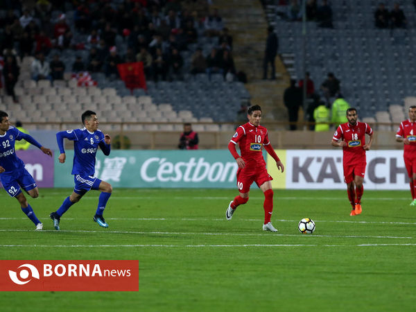 دیدار تیم های فوتبال  پرسپولیس- نسف قارشی ازبکستان