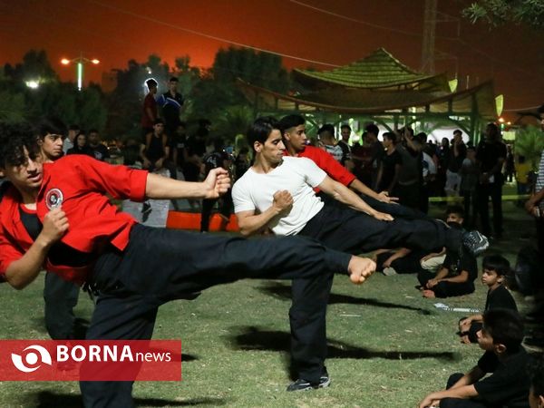 جشنواره شبانه ورزشی تفریحی رمضان اروند