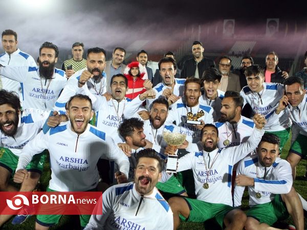 جشن قهرمانی فینال لیگ بزرگسالان هیات فوتبال شهرستان قدس