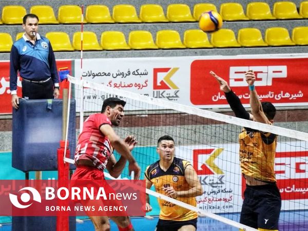 هفته هشتم لیگ برتر والیبال؛دیدار تیم‌های گیتی پسند و شهرداری گنبد
