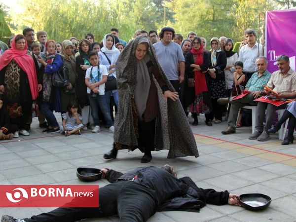 سومین روز اجرای تئاتر خیابانی شهروند لاهیجان