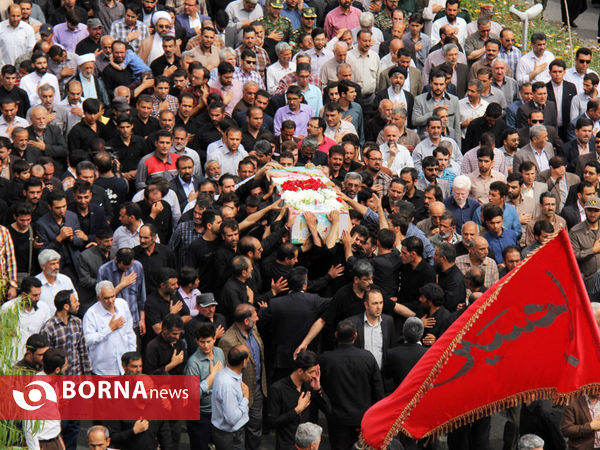 تشییع مخترع شهید محمد پازوکی در سمنان