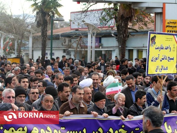 راهپیمایی روز 22 بهمن- شهرستان لاهیجان