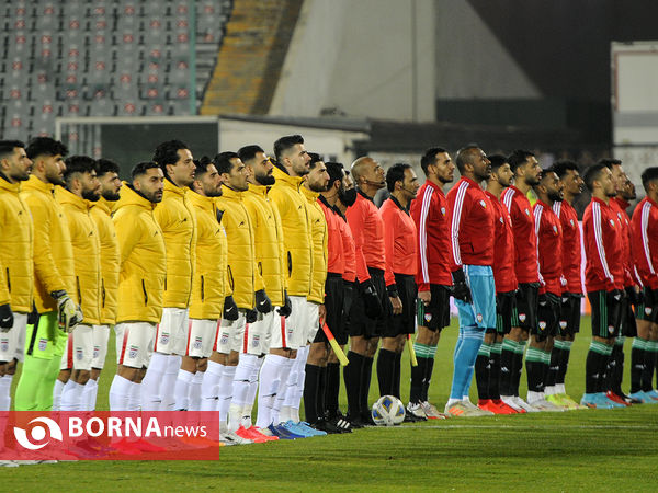 دیدار تیم های فوتبال ایران - امارات