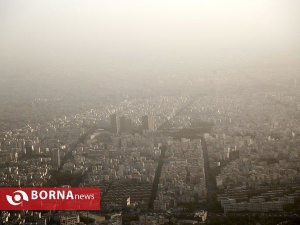 گرد و غبار شدید تهران