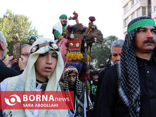 پیاده روی جاماندگان اربعین در تهران