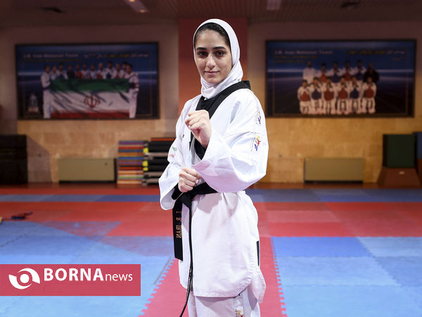 ملیکا میر حسینی عضو تیم ملی تکواندو بانوان