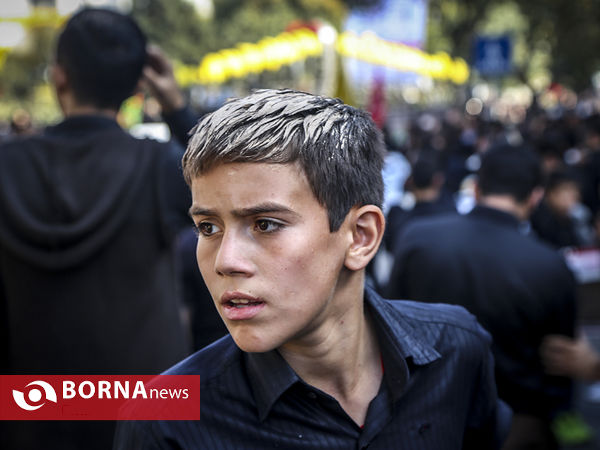 عزاداری دسته جات روز عاشورا در محله دولت آباد - شهر ری