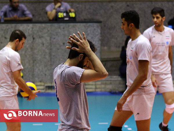 آخرین تمرین تیم ملی والیبال قبل از مسابقات جام جهانی