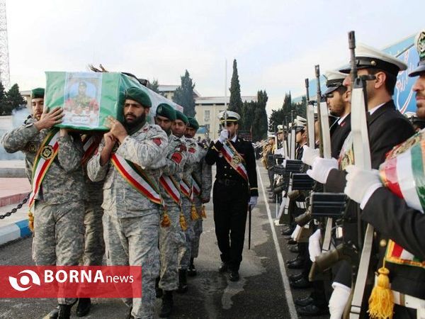 تشییع  پیکر شهید امیر باسره -بندرانزلی