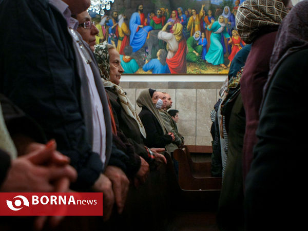 مراسم سال نو میلادی در کلیسای گریگور مقدس