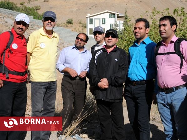 در مسیر ارنگه جاده چالوس با خبرنگاران غرب تهران