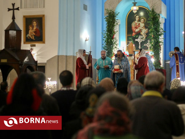 مراسم سال نو میلادی در کلیسای گریگور مقدس